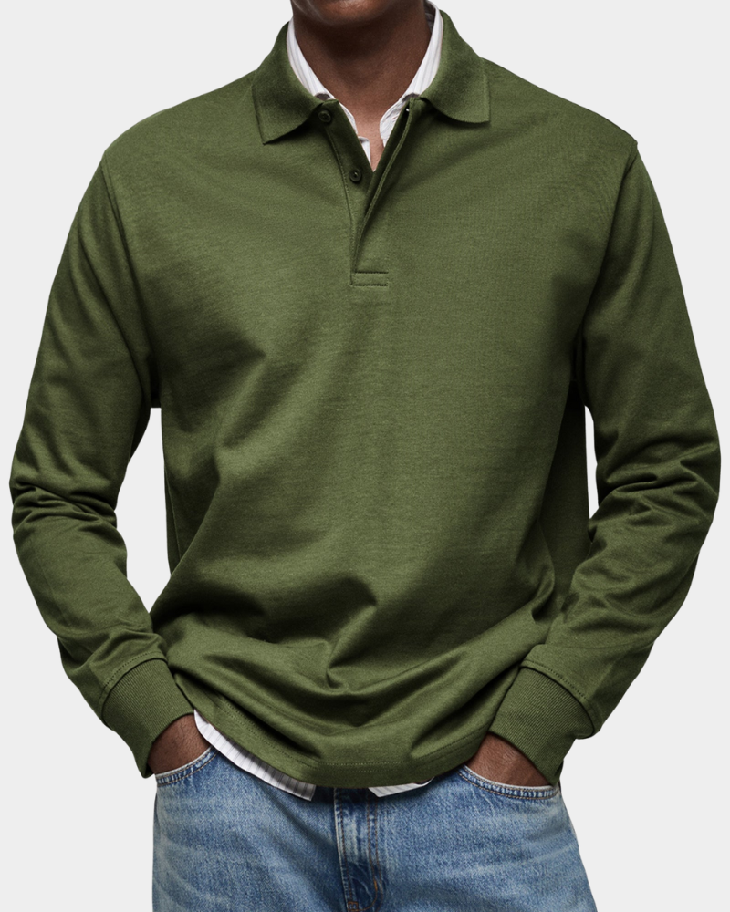 Mark™ | Classic Long Sleeve Polo