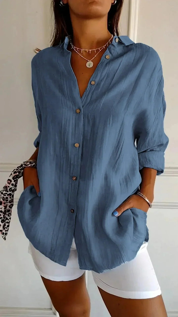 Barbara™ - High-Quality Cotton Blouse