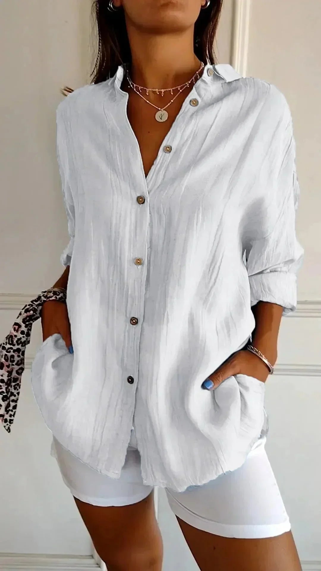 Barbara™ - High-Quality Cotton Blouse