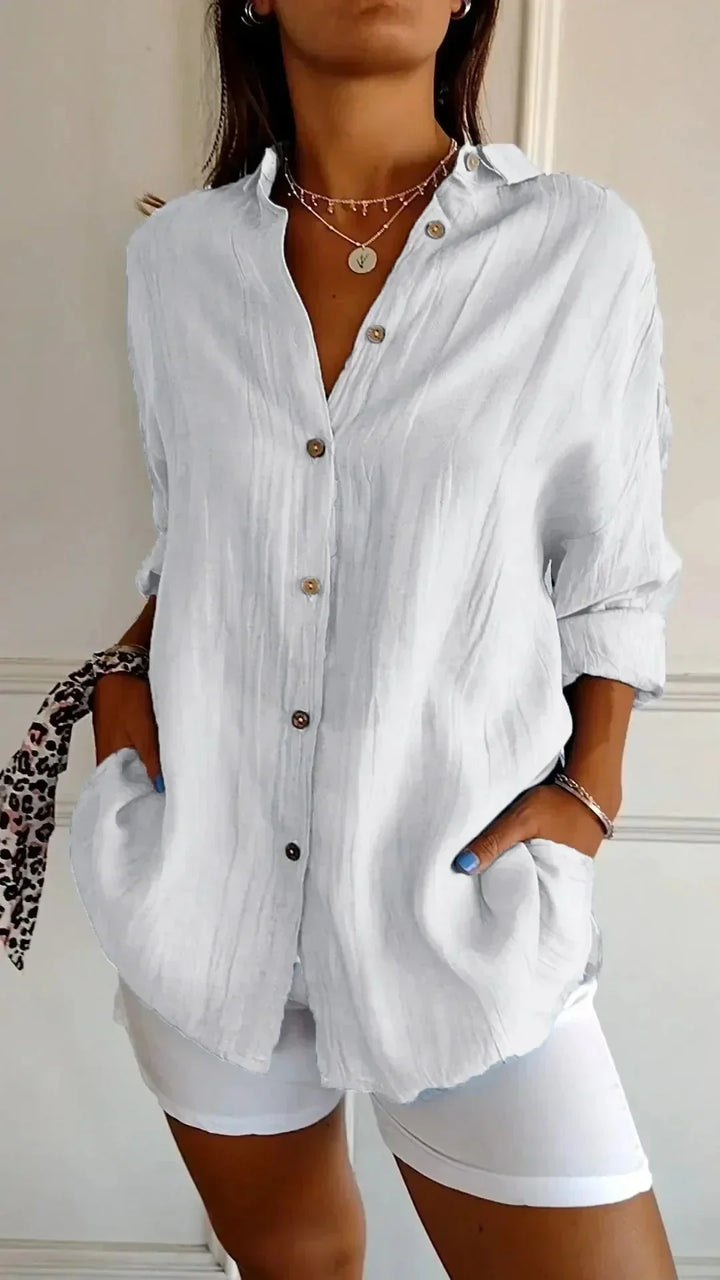 Barbara™ - High-Quality Cotton Blouse