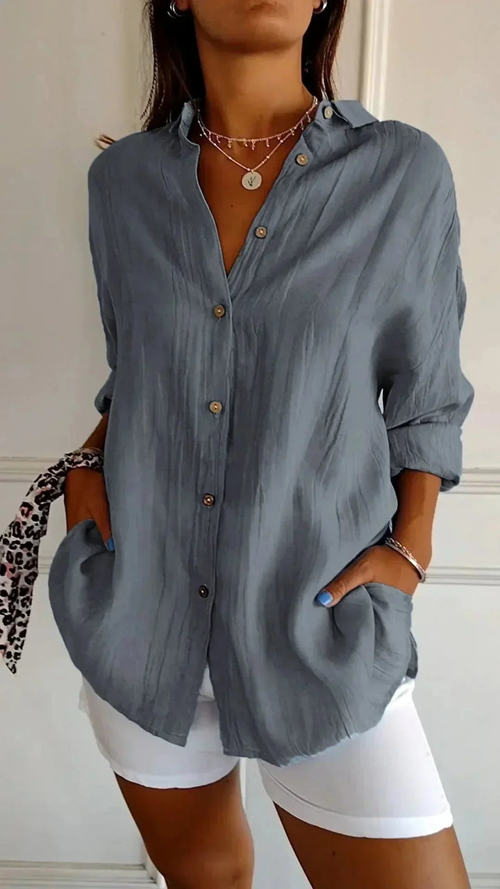 Barbara™ - High-Quality Cotton Blouse