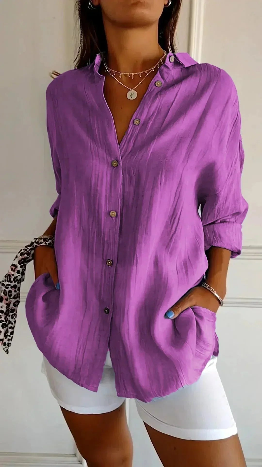 Barbara™ - High-Quality Cotton Blouse
