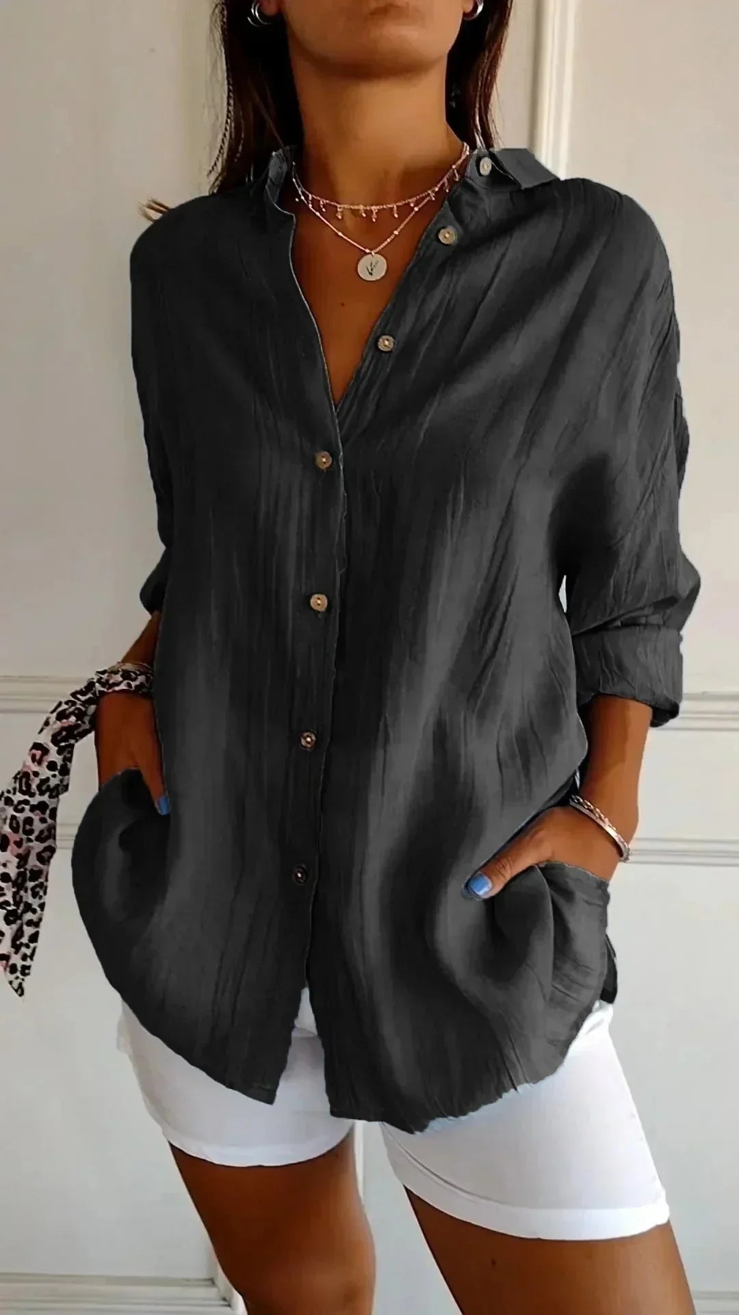 Barbara™ - High-Quality Cotton Blouse