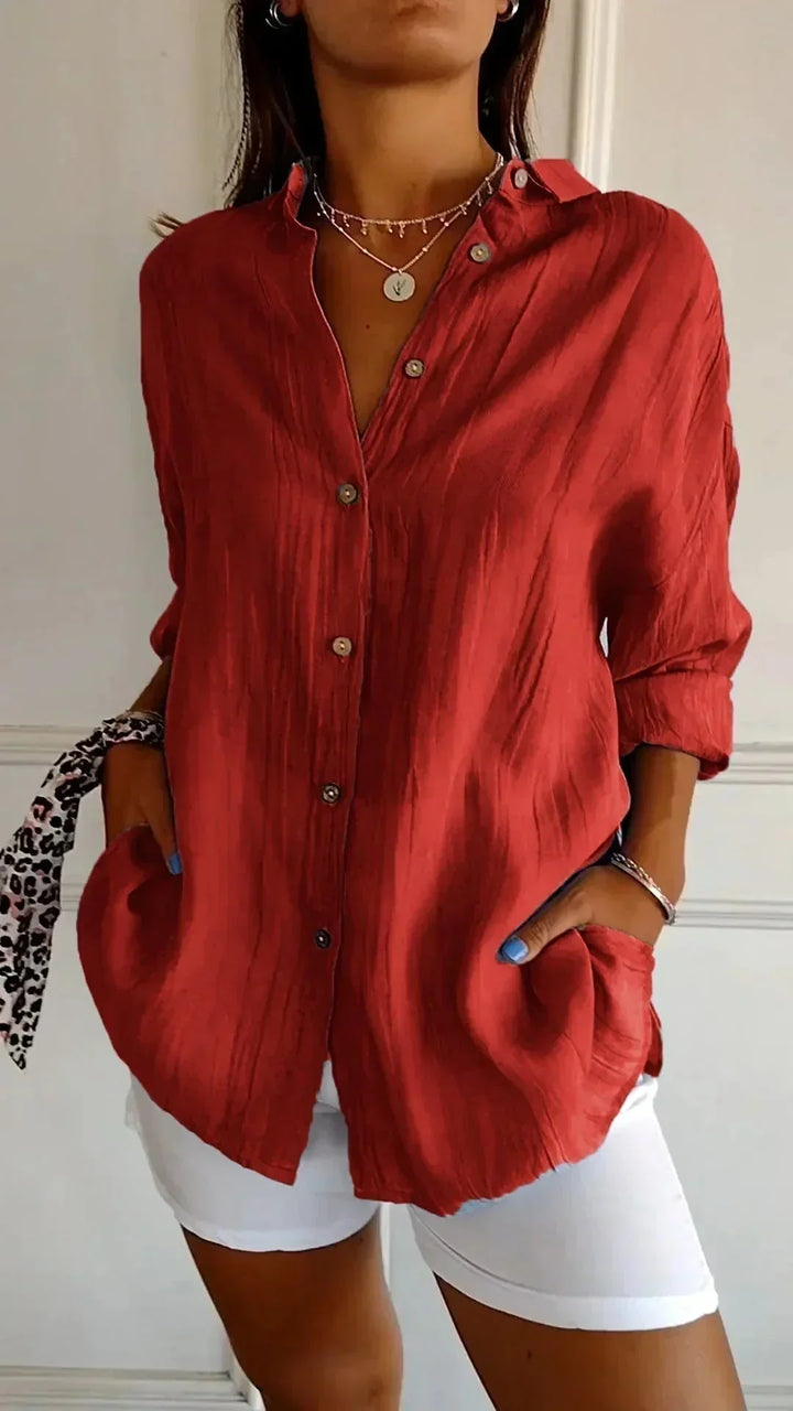 Barbara™ - High-Quality Cotton Blouse