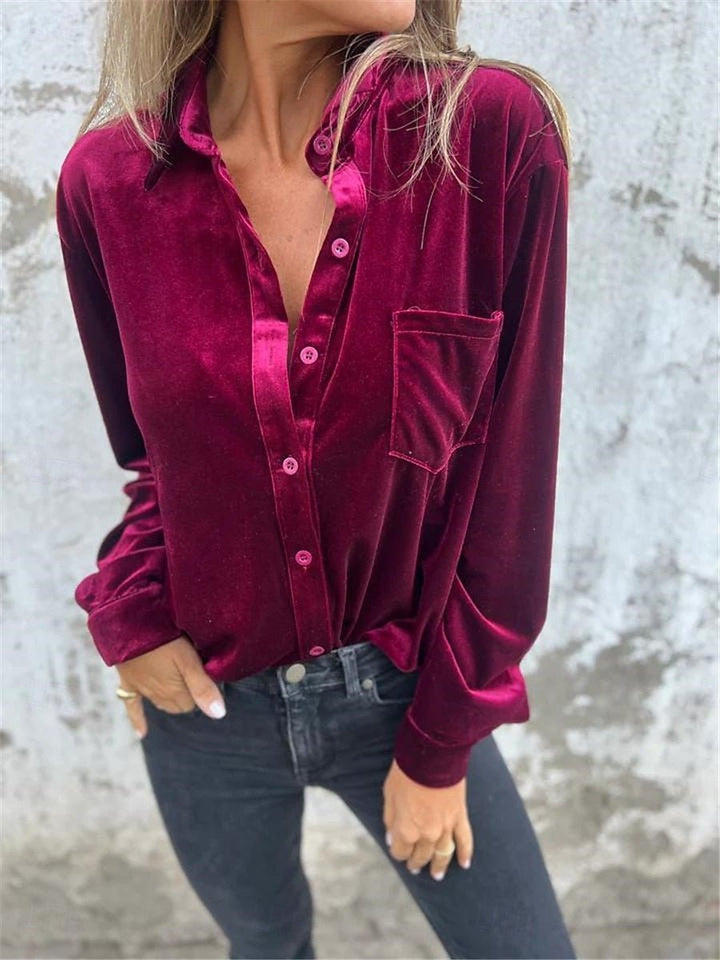 Emily - The Velvet Blouse