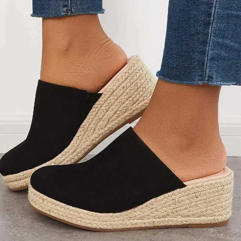 Emma - Elegant sandals with orthopedic platform