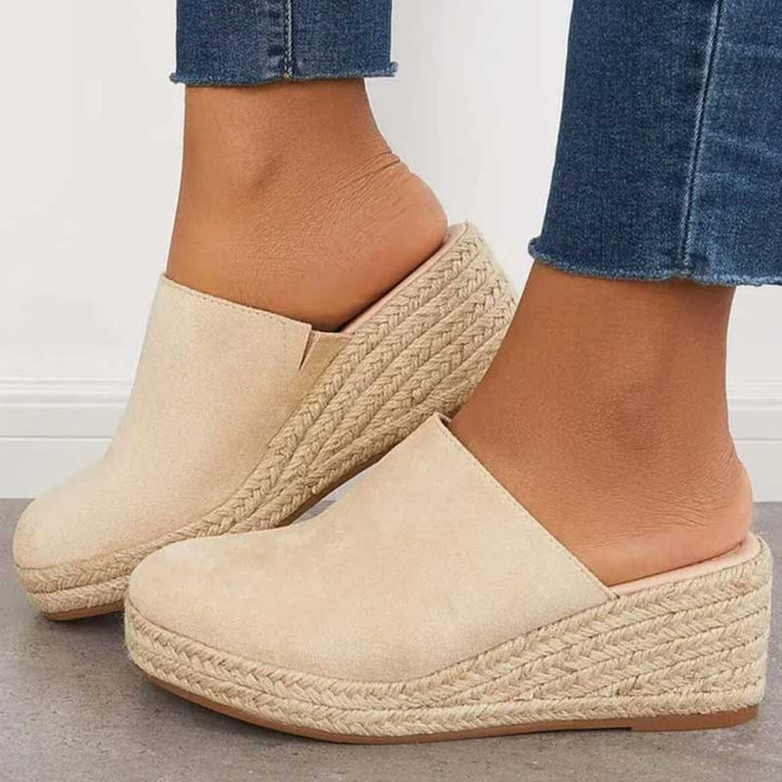 Emma - Elegant sandals with orthopedic platform