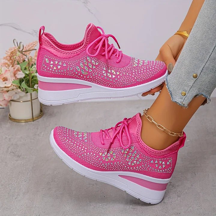 Danielle | Comfort Sneakers with Sparkling Stones