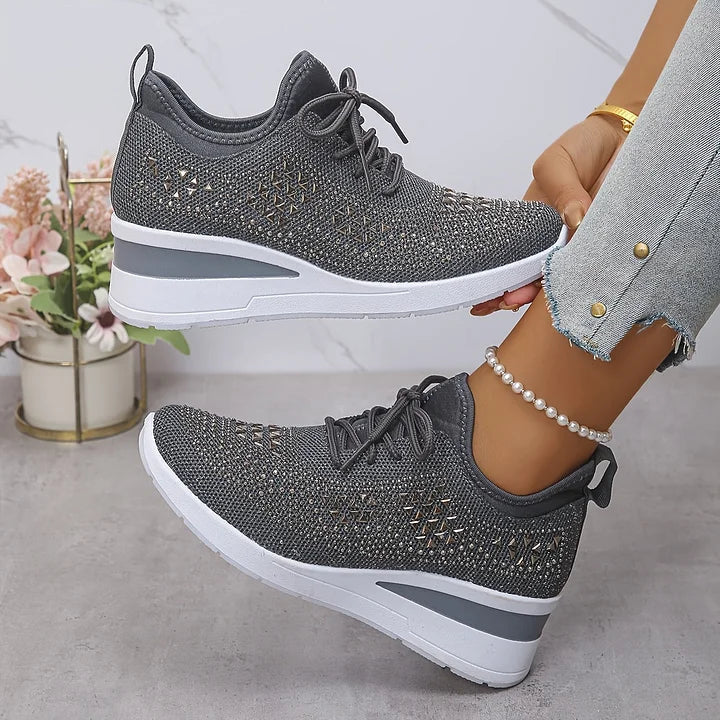 Danielle | Comfort Sneakers with Sparkling Stones