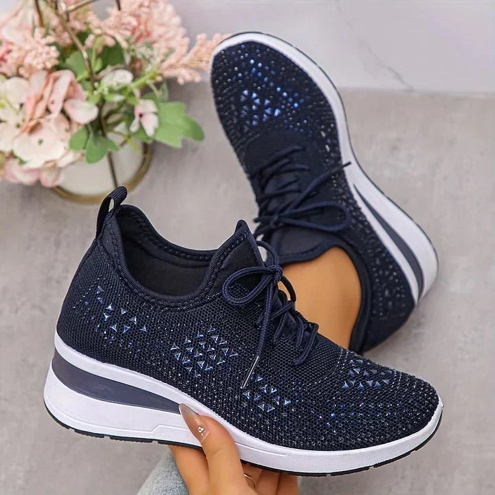 Danielle | Comfort Sneakers with Sparkling Stones