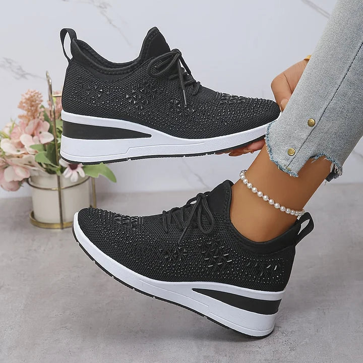 Danielle | Comfort Sneakers with Sparkling Stones