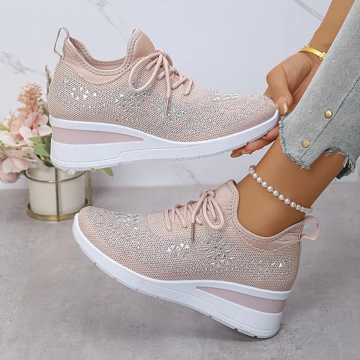 Danielle | Comfort Sneakers with Sparkling Stones